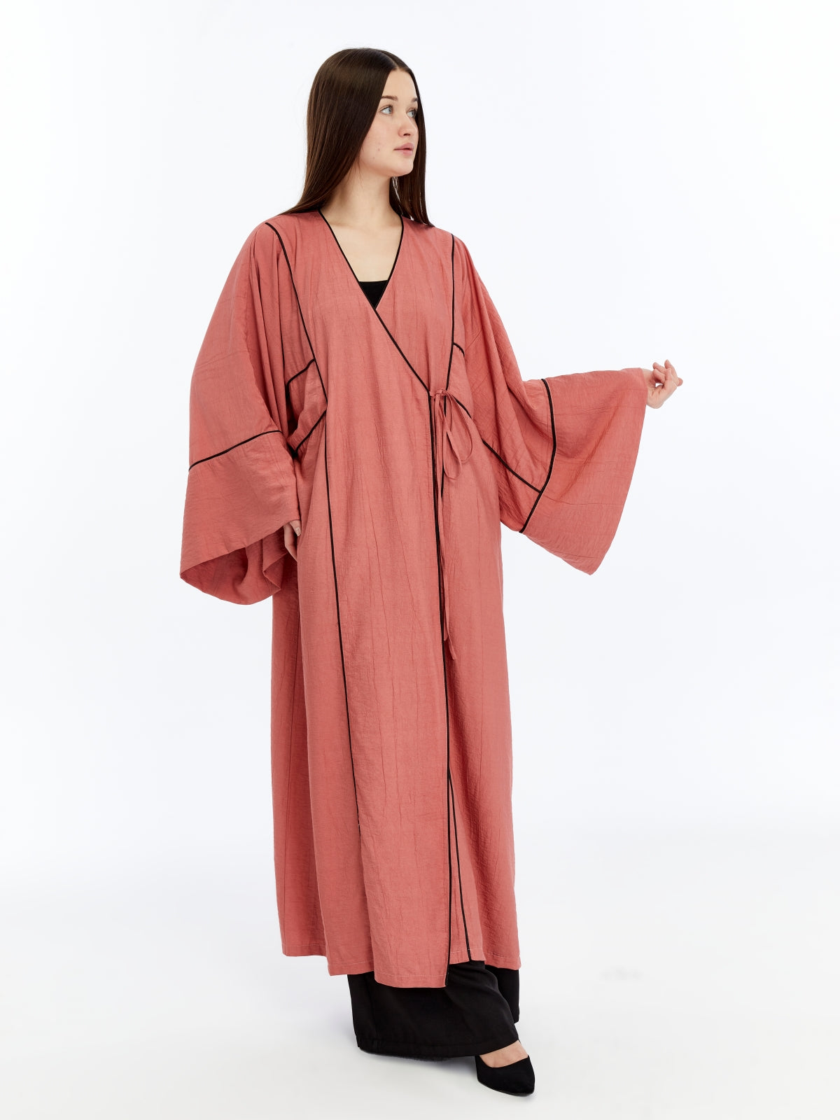 Biye Detaylı Kaftan / Kimono